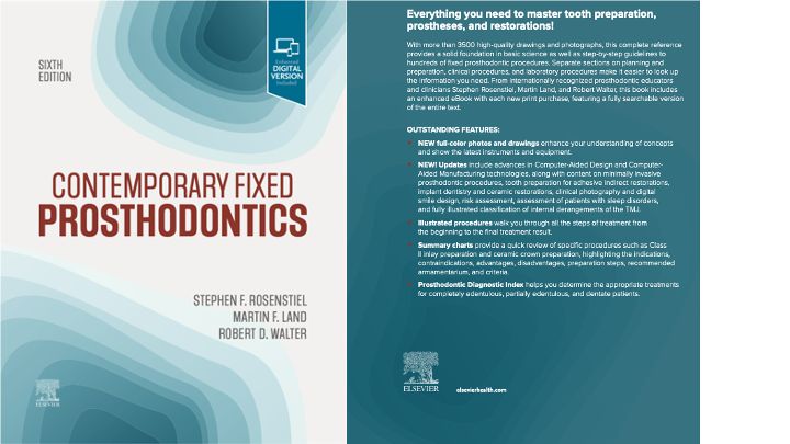 Contemporary Fixed Prosthodontics 6th Edition (ISBN - 720892)