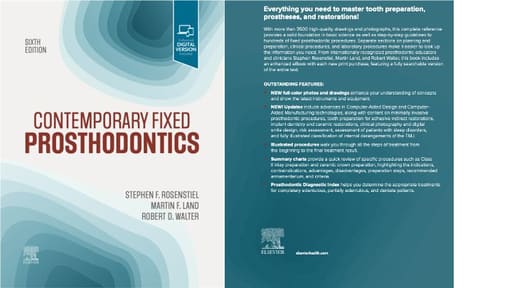 Contemporary Fixed Prosthodontics 6th Edition (ISBN - 720892)