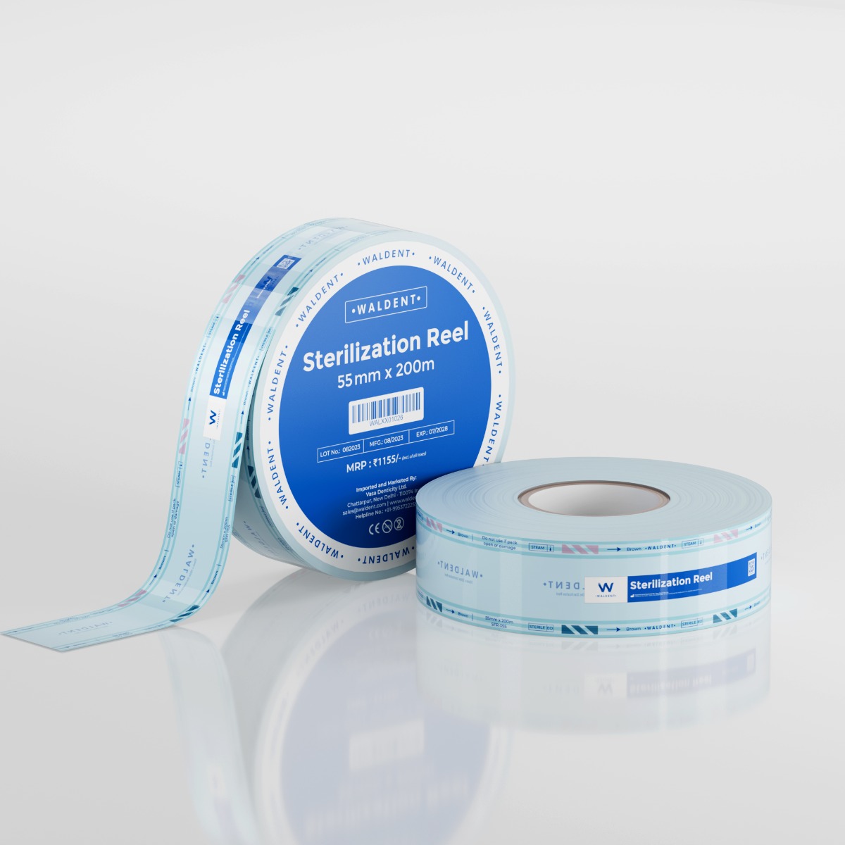 Waldent Sterilization Reels - 50mm