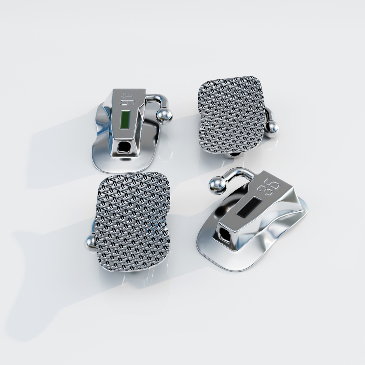 UU Ortho Premium Bondable Buccal Tubes MBT (Pack of 20 Sets)