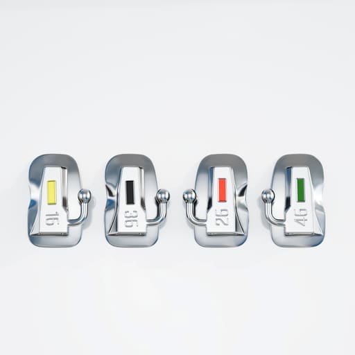 UU Ortho Premium Bondable Buccal Tubes MBT (Pack of 20 Sets)