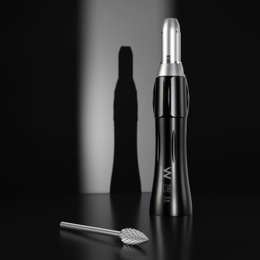 Waldent Straight Handpiece Special Edition - Black (W-134) 