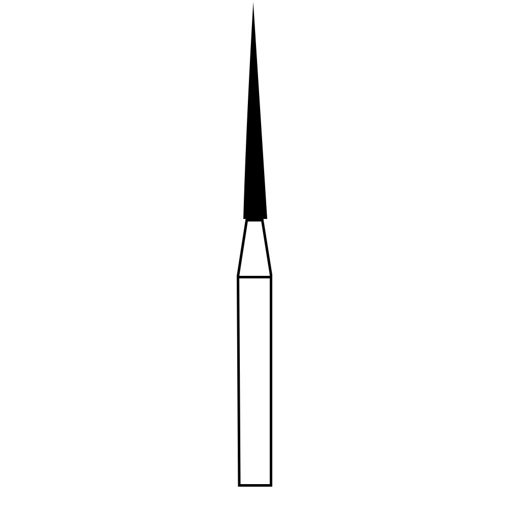 Frank Dental Tapered Cone FG Diamond Burs TC Series (Coarse)