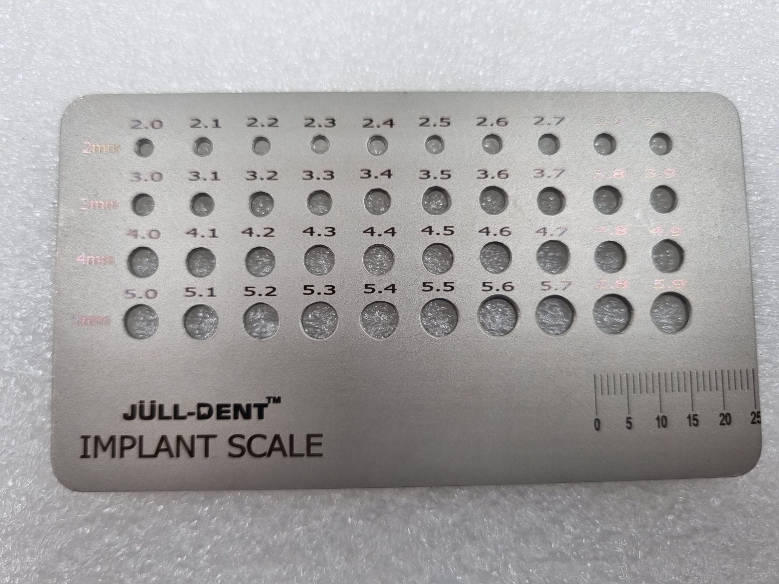 Julldent SS Implant Hand Scale
