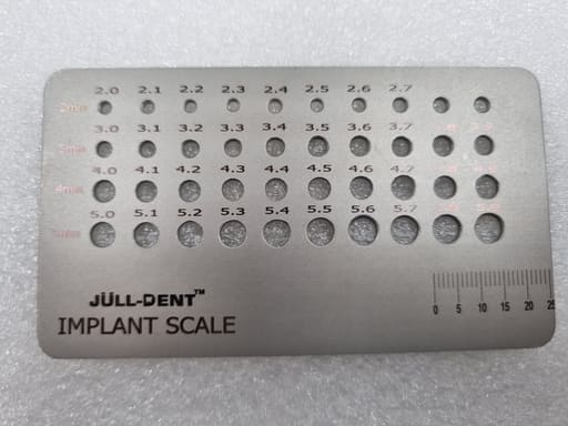 Julldent SS Implant Hand Scale