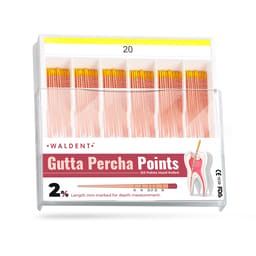 Waldent Gutta Percha Points 2% (Length Marked) #20