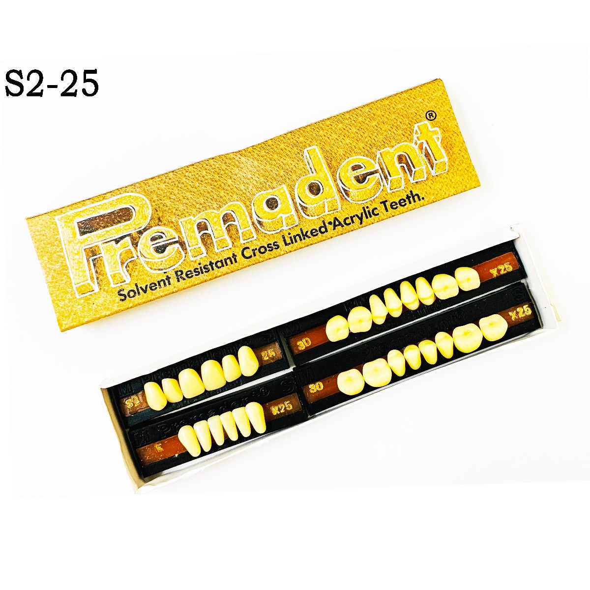 Premadent Teeth Set Cross Linked Acrylic Teeth