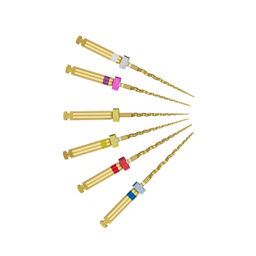 Dentsply Protaper Gold Rotary Files 21mm (Pack of 6)