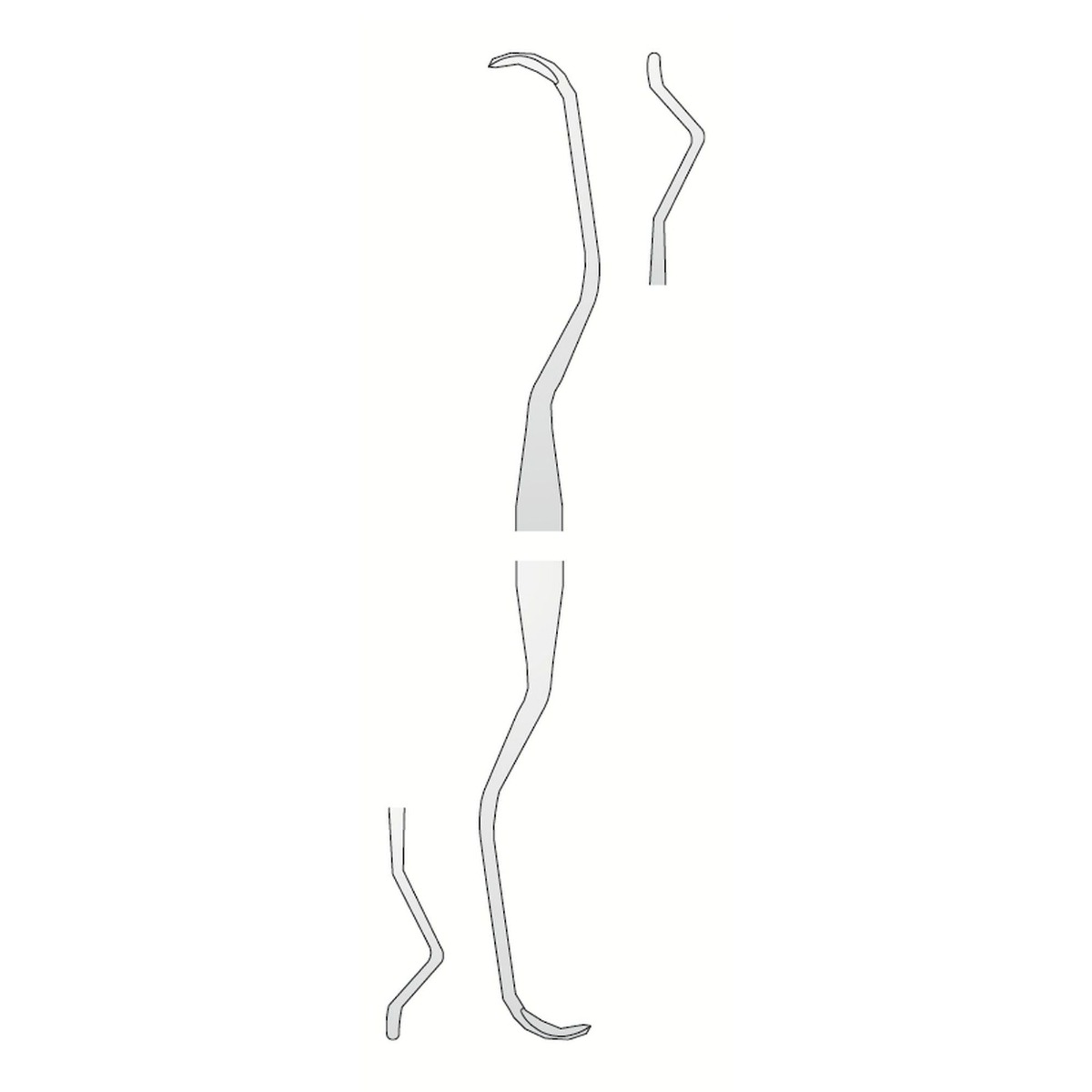 GDC Langer Curettes 3/4 For Maxillary Posterior #6 (Sl3/4)