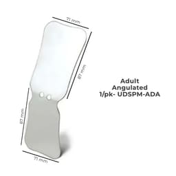 U Ortho Double Sided Stainless Steel Photographic Mirrors Angulated - 15