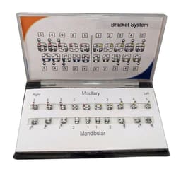 JJ Ortho Orthox Metal Bracket Kits - 6