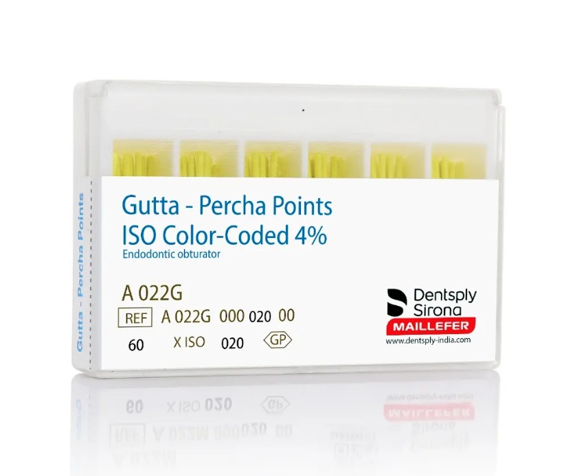 Dentsply Gutta Percha Points 4% # 20