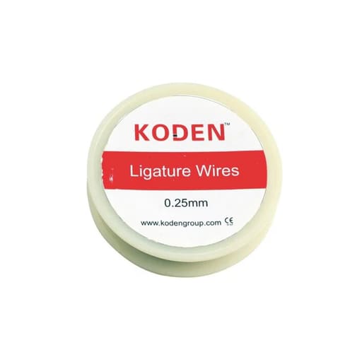 Koden Stainless Steel Ligature Wires - 0.25mm (50g Spool)