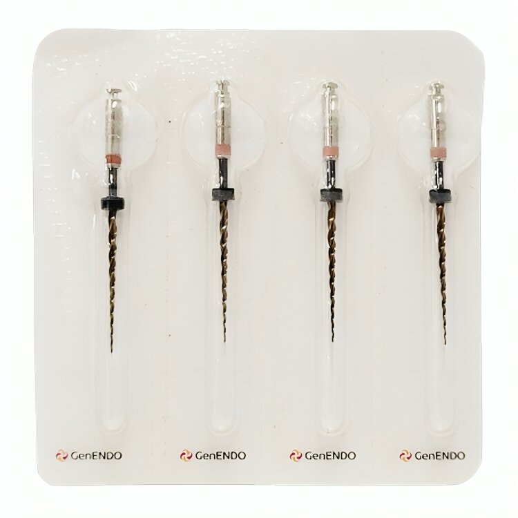 Coltene GenEndo Finishing NiTi Rotary File 2 25/0.6 - 25mm (Pack of 4) (60031277B4)