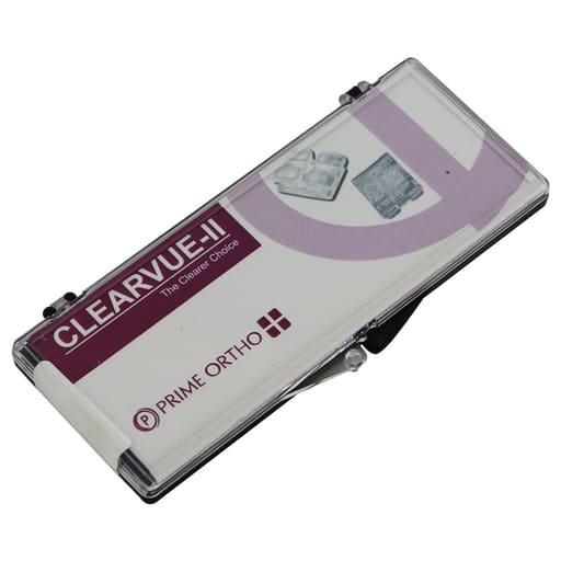 Prime Ortho Clearvue - II Sapphire Brackets Kit Standard MBT 022