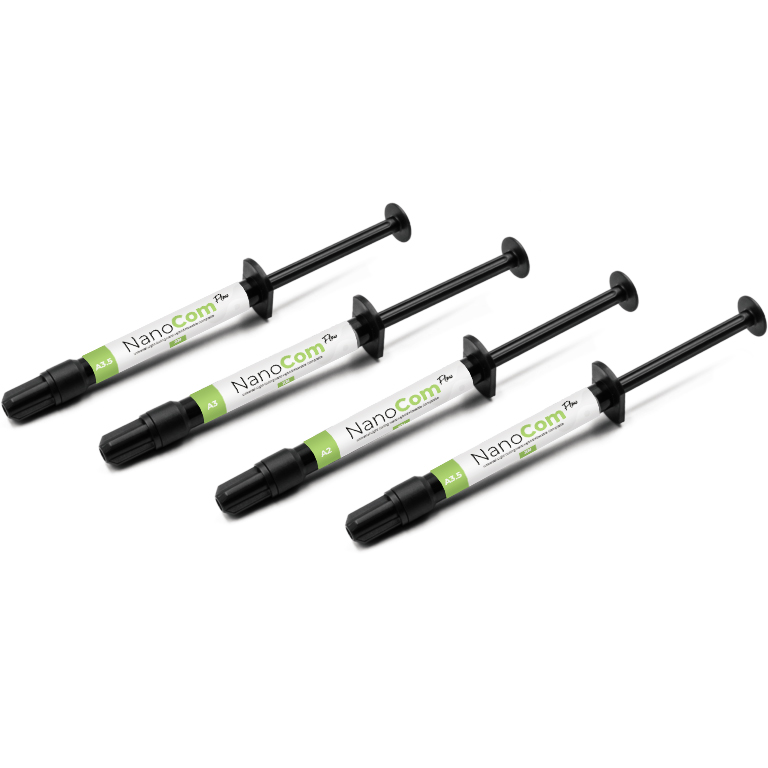 DentGist NanoCom Flowable Composite Refills 2g