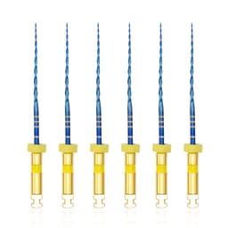 Waldent Wal-flex S- Blue Rotary Files 25mm - 20/4%