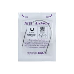 U ortho Niti Reverse Curve Arch Wire-Ovoid (Pack of 2) - 10