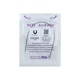 U ortho Niti Reverse Curve Arch Wire-Ovoid (Pack of 2) - 9