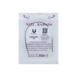 U ortho Niti Reverse Curve Arch Wire-Ovoid (Pack of 2) - 7