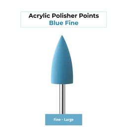 ET Dental Acrylic Polishers Point Blue Fine - Large (Pack of 1)