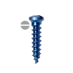 SK Surgicals Titanium Single Slot Screws - 2mm x 10mm (20010T) (Pack of 5 )