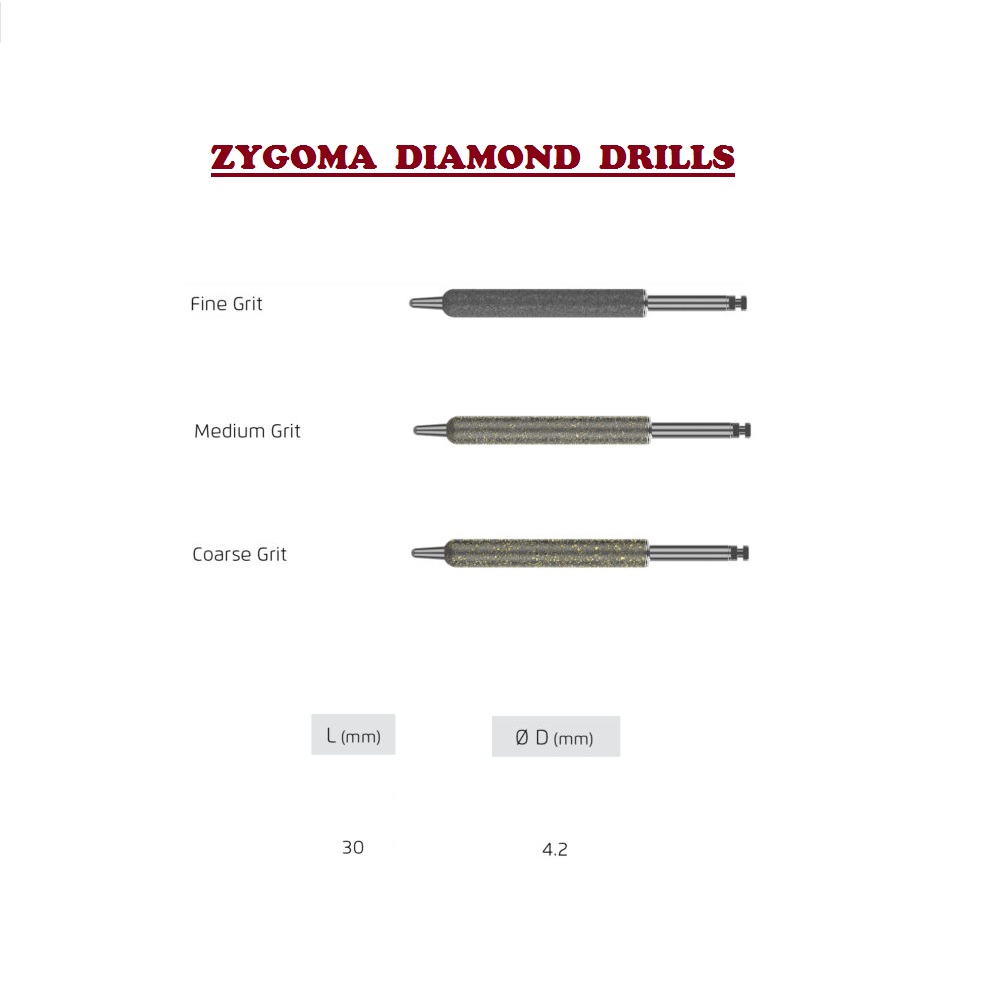 Julldent Zygoma Diamond Drills Set & Refills