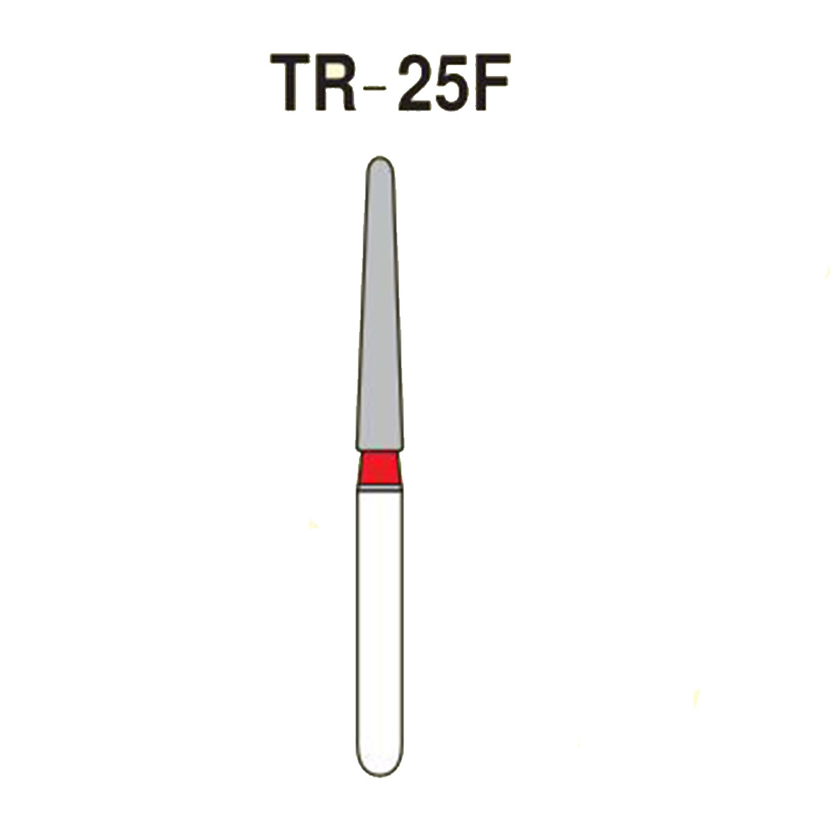 NewDiamond Tapered Round Diamond Bur TR-25F (Pack of 3)