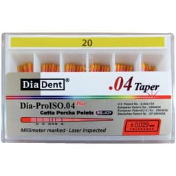 Diadent Gutta Percha Special Tapered - 4% # 20