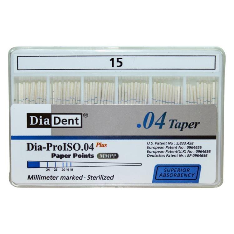 Diadent Paper Point Special Tapered - 4% # 15