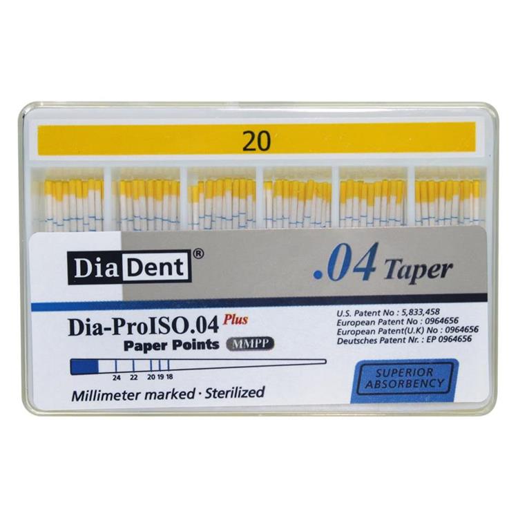 Diadent Paper Point Special Tapered 4%