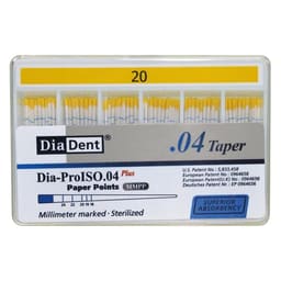 Diadent Paper Point Special Tapered - 4% # 20