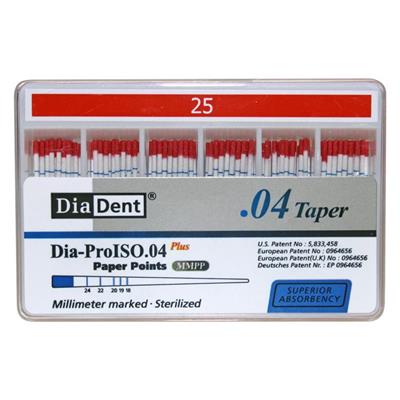 Diadent Paper Point Special Tapered - 4% # 25
