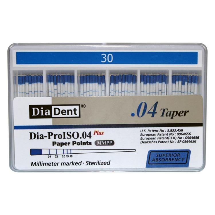 Diadent Paper Point Special Tapered - 4% # 30