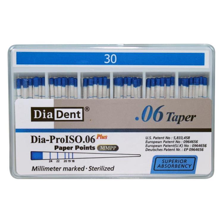 Diadent Paper Point Special Tapered 6%