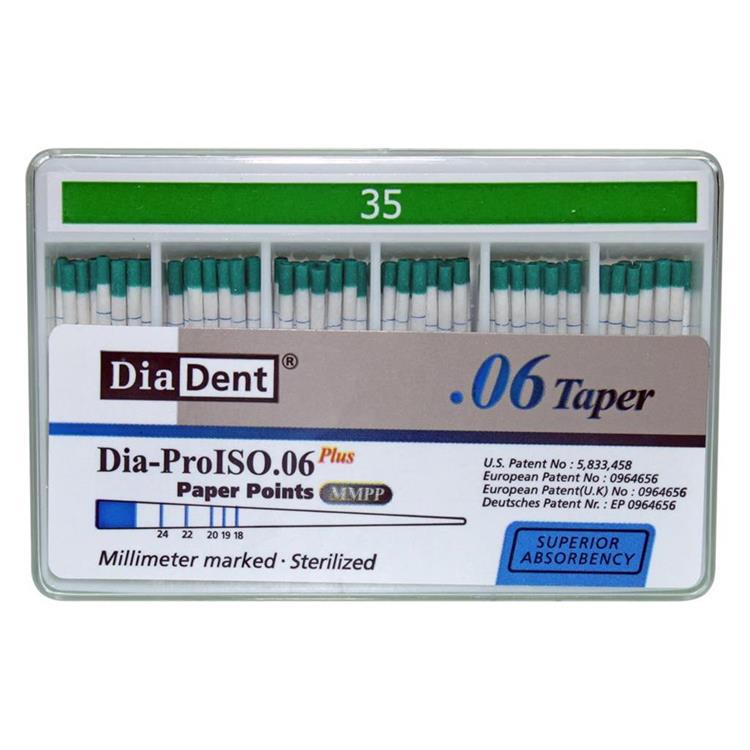 Diadent Paper Point Special Tapered - 6% # 35