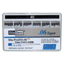 Diadent Paper Point Special Tapered - 6% # 40