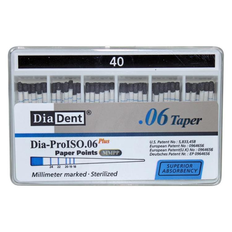Diadent Paper Point Special Tapered 6%