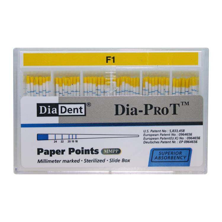 Diadent Pro T Paper Points # F1 (Pack of 100)