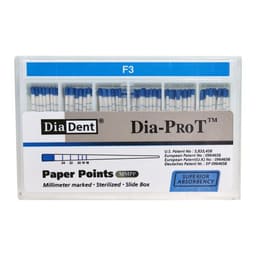 Diadent Pro T Paper Points # F3 (Pack of 100)