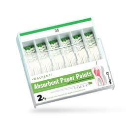 Waldent Paper Points 2% (Length Marked) #35