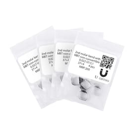 U Ortho Molar Bands Non-Convertible Mbt 0.022 2nd Molar (Pack of 4) -37+-U1L1