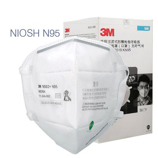 3M 9502+ NIOSH N95 MASK ( Pack of 1)