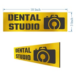 Unique Dents Acrylic Sign Plates - 6