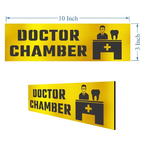 Unique Dents Acrylic Sign Plates