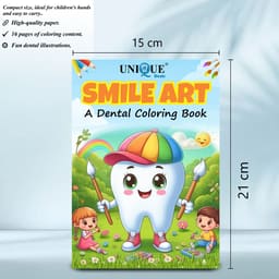 Unique Dents Pedo Dental Colouring Book (DB001) - Pack of 6 - 3