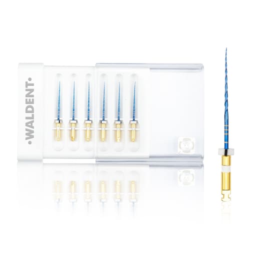 Waldent Wal-flex S- Blue Rotary Files 25mm