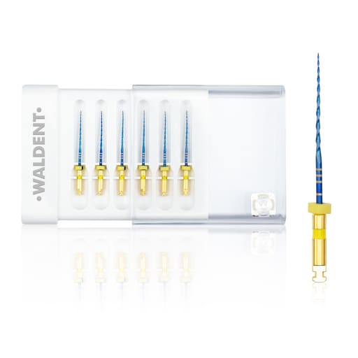 Waldent Wal-flex S- Blue Rotary Files 25mm