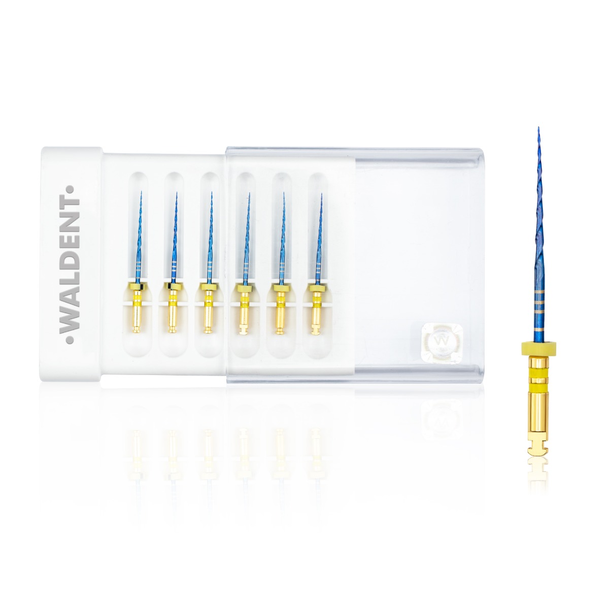 Waldent Wal-flex S- Blue Rotary Files 25mm