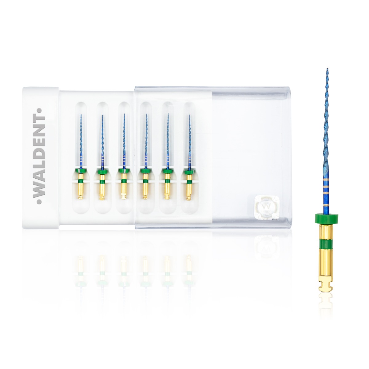 Waldent Wal-flex S- Blue Rotary Files 25mm